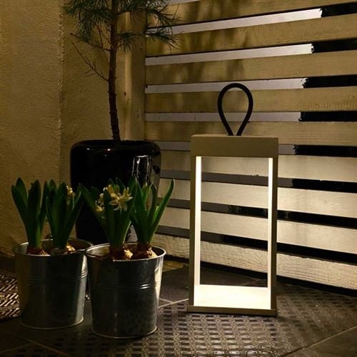 LOOM Design Lucerna Laterne H: 30 cm - Weiß OUTLET